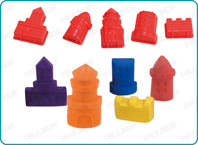 5×30g Crayon Clay Castle Fun Color Box