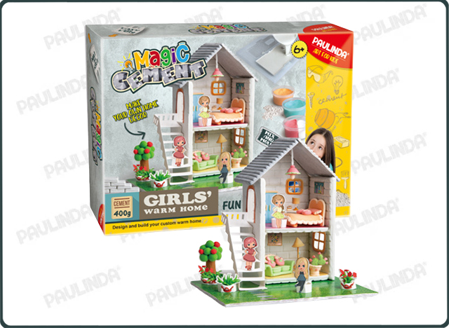 Magic Cement - Build Grils' Warm Home (1 in 1)