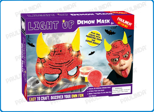 LIGHT UP Demon Mask
