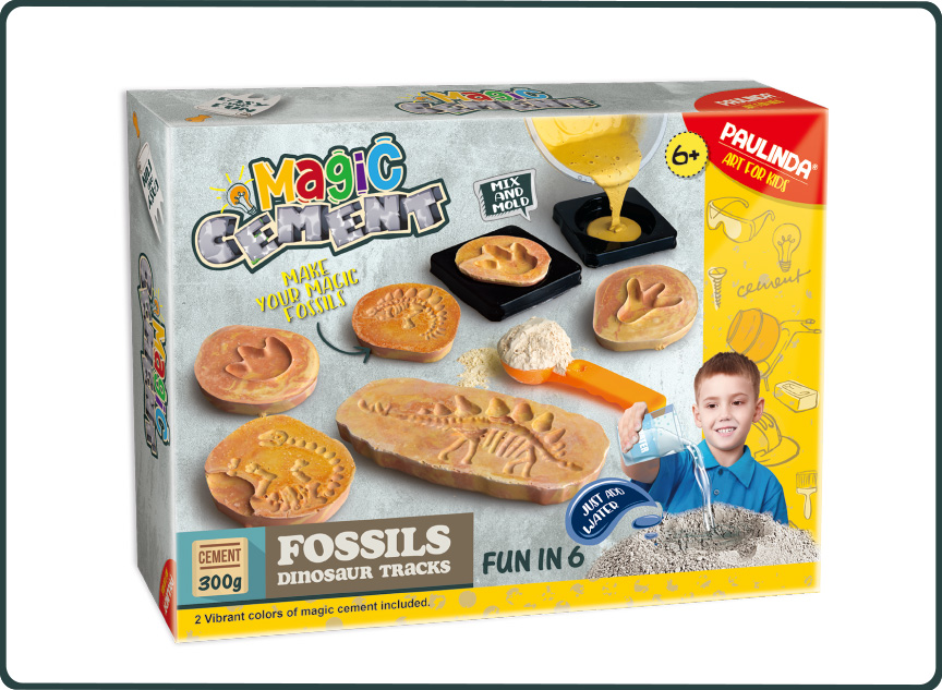 Fossils Dinosaur Tracks Magic Cement